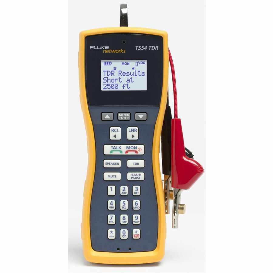 Fluke Electronics Core Ts54 Pro LCD Button Test Set Plus Tdr Abn W/ Piercing Pin