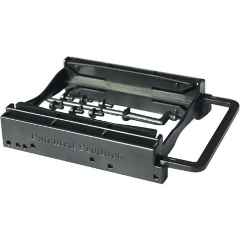 DUAL HDD/SSD SCREW LESS BRACKET FOR 3.5INCH DRIVE BAY (BLACK)