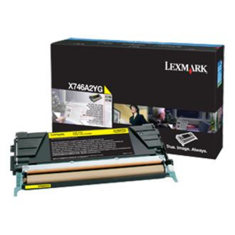 LEXMARK X746A2YG YELLOW TONER CARTRIDGE FOR USE IN X746,748 ESTIMATED YIELD 7K