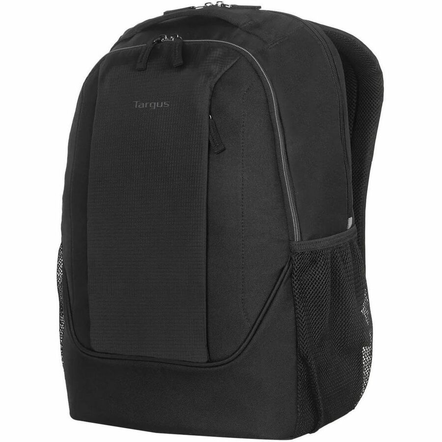 ASCEND BACKPACK BLACK (BLACK)16INCH, SECONDARY, FRONT ZIPPERED COMPARTMENT WITH