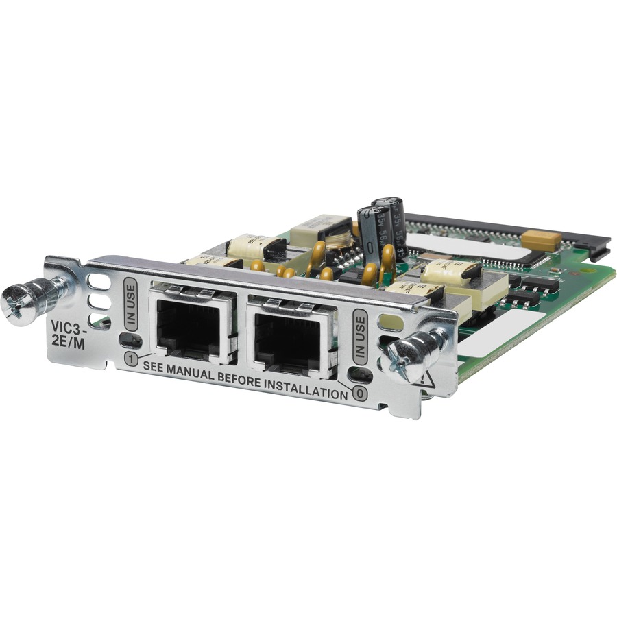 TWO-PORT VOICE INTERFACE CARD - E AND M