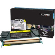 LEXMARK X748H4YG YELLOW RETURN PROGRAM TONER CARTRIDGE TAA FOR USE IN X748 ESTIM