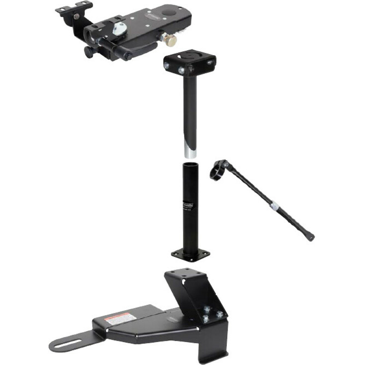 GAMBER-JOHNSON KIT, FORD UTILITY POLICE INTERCEPTOR PEDESTAL (2012-13). INCLUDES