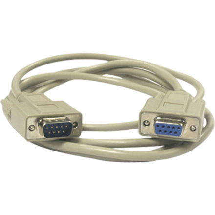 SERIAL CABLE, DB9 (MALE) TO DB9 (FEMALE)