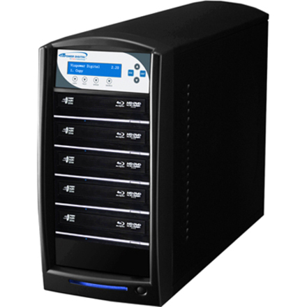 500GB HDD:5 SHARKBLU 14X SATA BD/DVD/CD W/ USB TOWER STAND-ALONE