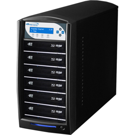 VINPOWERDIGITALSHARKBLUHDDTO6BLU-RAY/DVD/CDDUPLICATOR