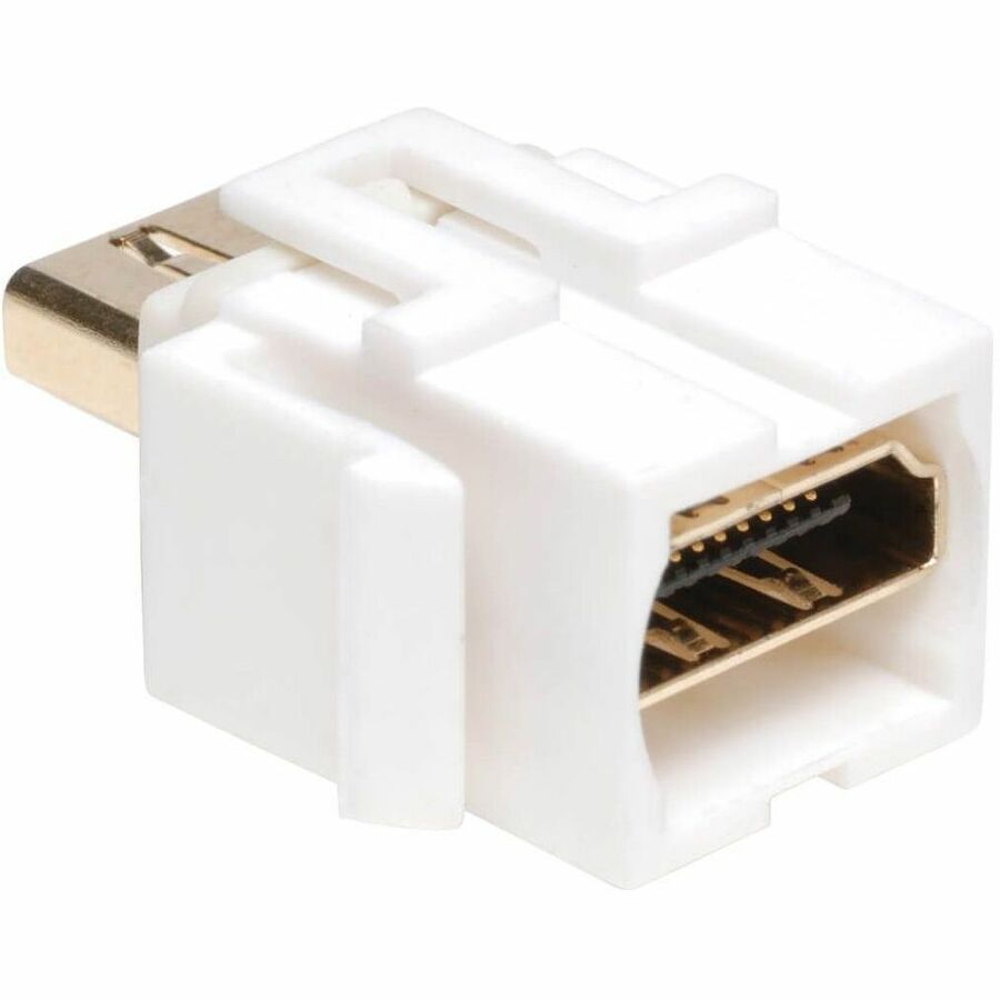 EATON TRIPP LITE SERIES HDMI KEYSTONE WALLPLATE COUPLER, WHITE (F/F) - ROUTE YOU