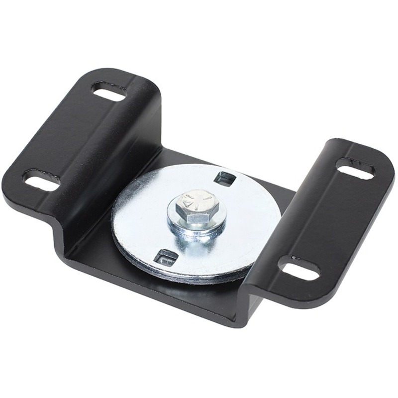 ANGLED PROFILE LOWSWIVEL - POWDER COAT - 3/8 CENTER HOLE ALLOWS FOR 360 ROTATIO