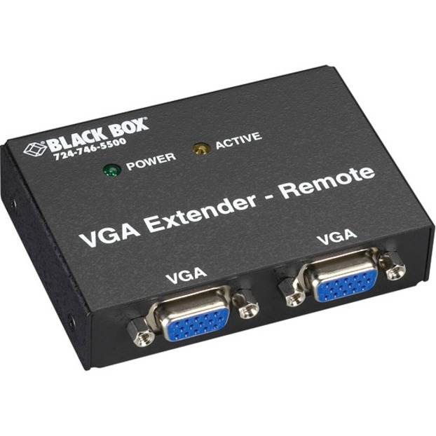 WORKS WITH THE 4-PORT VGA TRANSMITTER (AC555A-4-R2) TO EXTEND V GA VIDEO UP TO 5