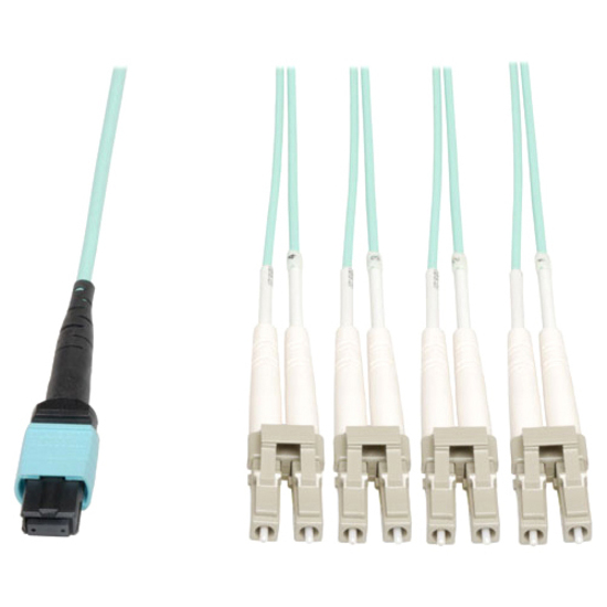 NETWORK CABLE - FIBER OPTIC - MALE LEFT GENDER - FEMALE RIGHT GENDER - MTP/MPO R