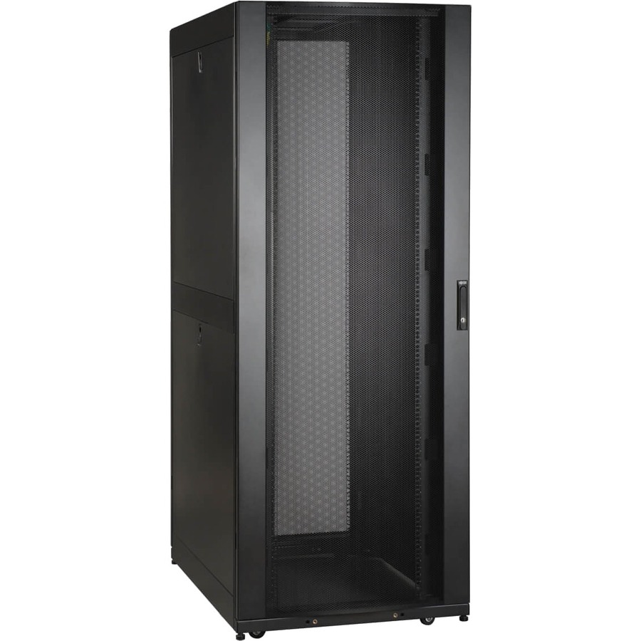 45u Smartrack Wide Standard-Depth Rack Enclosure Cabinet with Doors & Side Panels