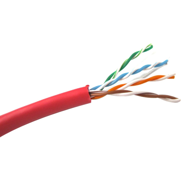 1000FT RED CAT5E 350MHZ SOLID UTP CMR