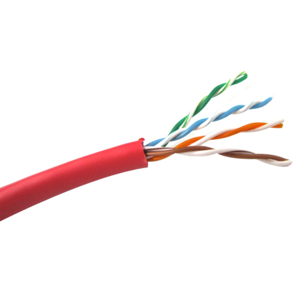 1000FT RED CAT5E PLENUM 350MHZ UTP CMP
