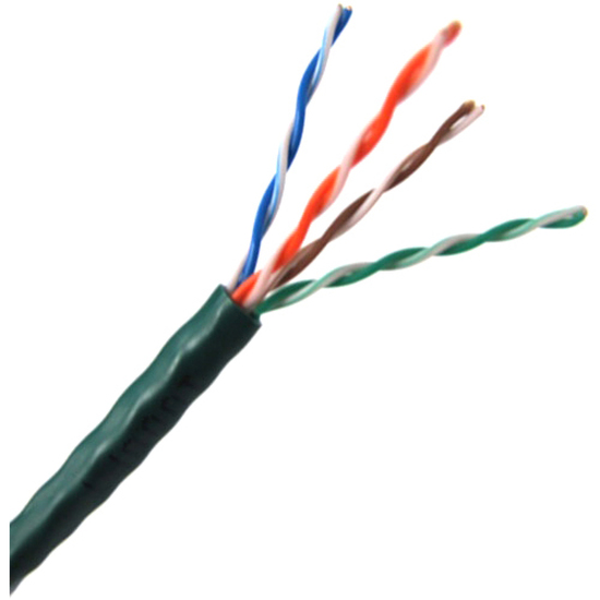 1000FT GREEN CAT5E STRANDED UTP CABLE