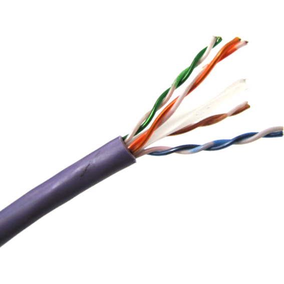 1000FT PURPLE PLENUM CAT6 SOLID 550MHZ