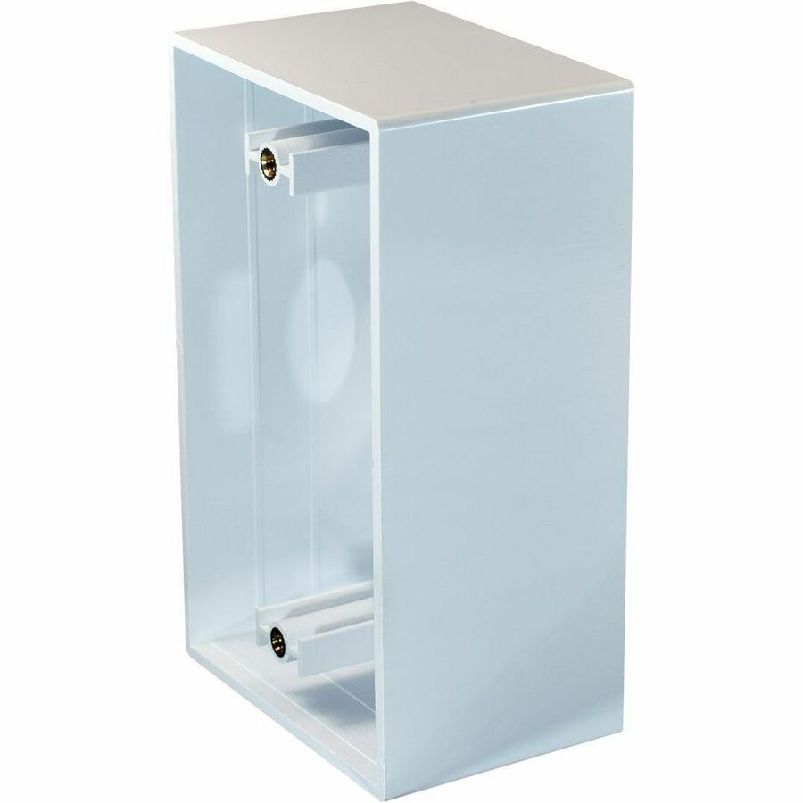 SINGLE GANG PLASTIC SURFACE MOUNT BOX WH