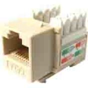 CAT5E 110 TYPE KEYSTONE JACK IVORY