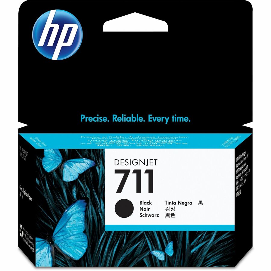 HP 711 (CZ129A) Original Inkjet Ink Cartridge - Single Pack - Black - 1 Each