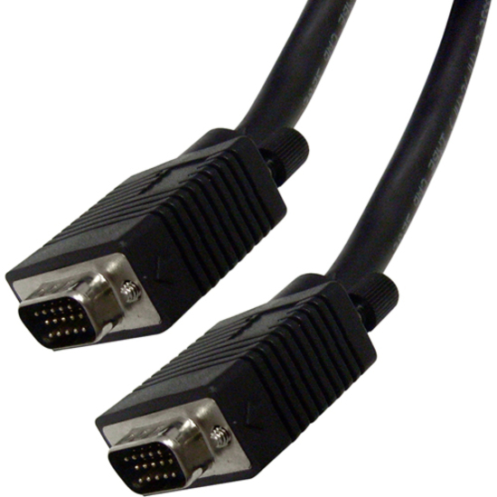 4xem 15ft Coax Vga Monitor Cable Hd15 Male to Male High Res