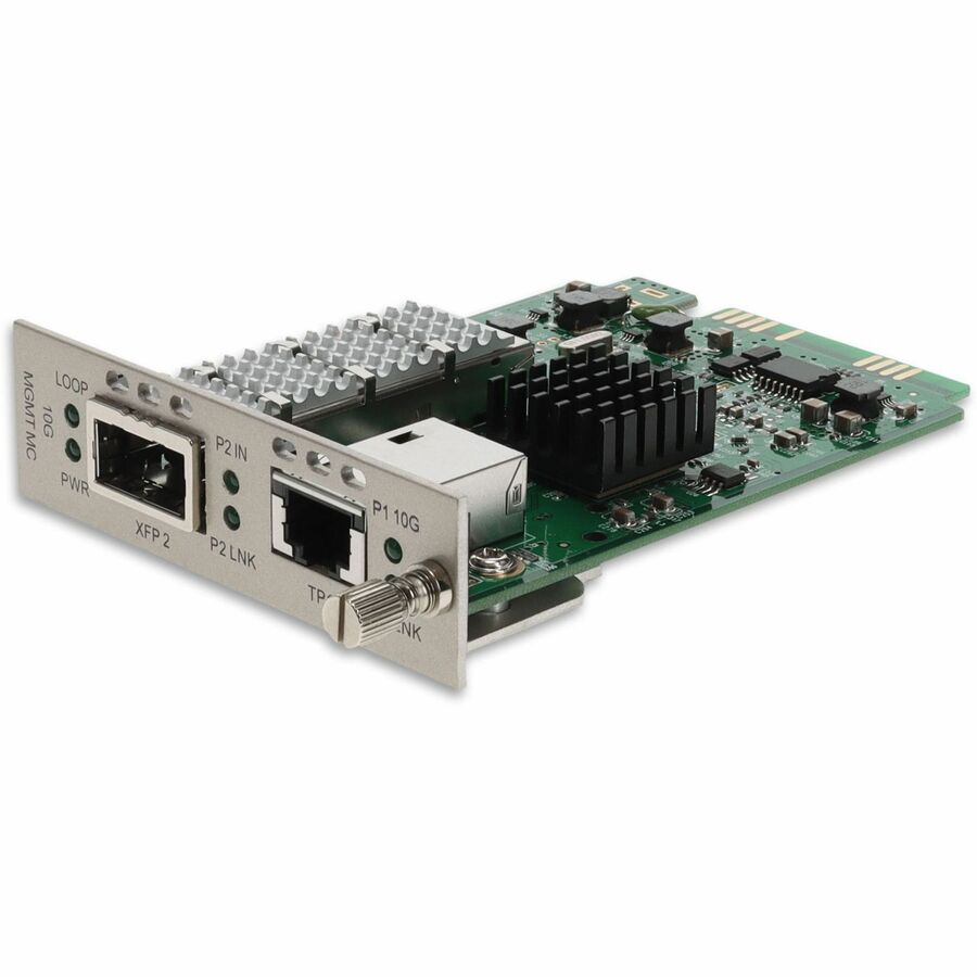 ADDON 10GBASE-T RJ-45 & XFP SLOT MEDIA CONVERTER CARD FOR OUR OUR OR STANDALONE