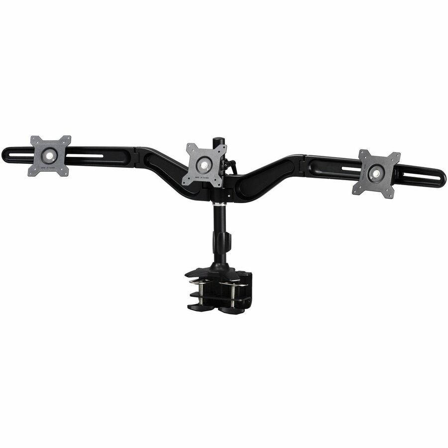 Triple Monitor Clamp Mount Supports up to 3 LED or LCD Monitors Mounted with 75m