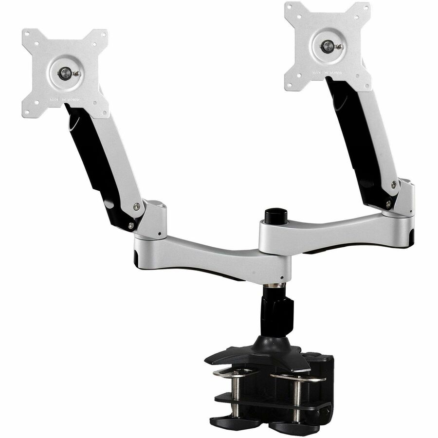 Amer Dual Spring Loaded Articulating Clamp Based Monitor Mount. Supports up to T