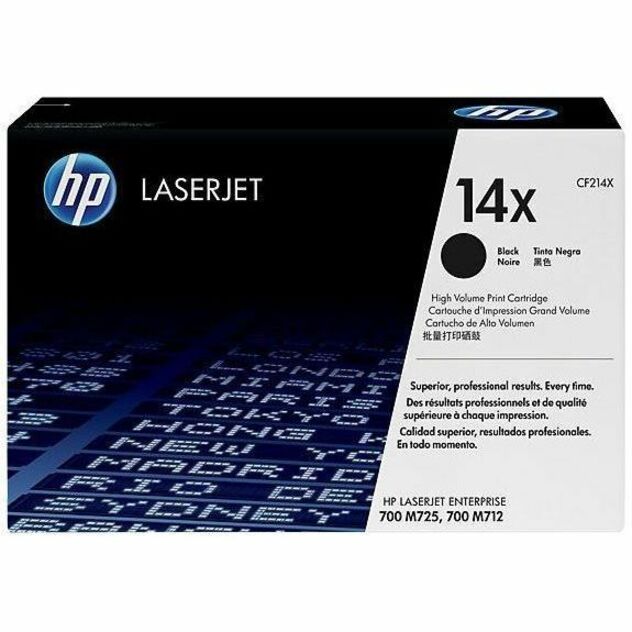 HP 14X (CF214X) HIGH YIELD BLACK ORIGINAL LASERJET TONER CARTRIDGE