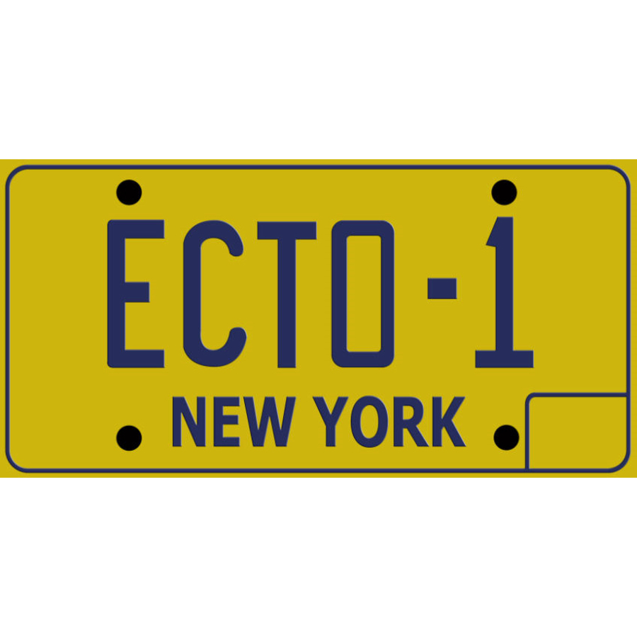 Diamond Select Ghostbusters Ecto1 License Plate Replica