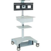 TELEMEDICINE CART SUPPORTS 32 SINGLE OR DUAL 37 DISPLAYS. INCLUDES VESA MOUNT, A