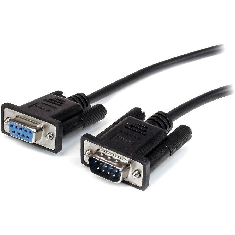 StarTech 1m Black Straight Through DB9 RS232 Serial Cable - M/F