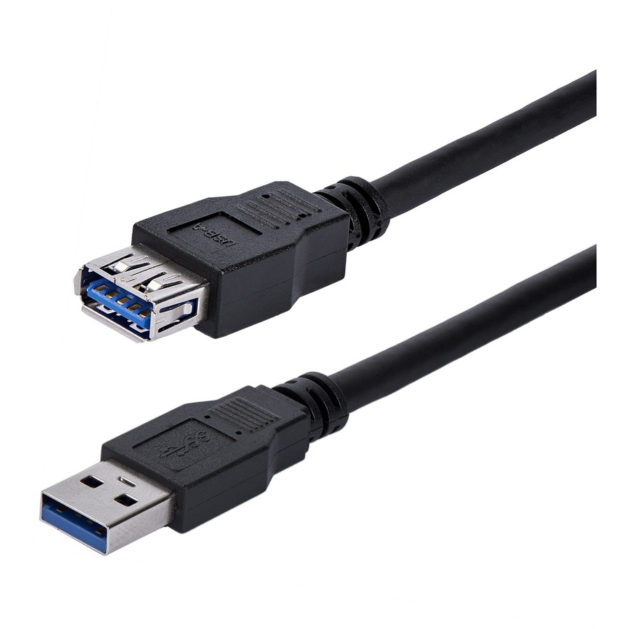STARTECH 1m Black SuperSpeed USB 3.0 Extension Cable A to A - M/F - USB - 3.3 ft - 1 Pack - 1 x Type A Male USB - 1 x Type A Female USB - Black (USB3SEXT1MBK)
