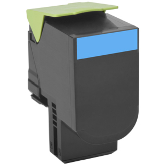 LEXMARK 70C0X20 CYAN TONER CARTRIDGE FOR USE IN CS/CX510 ESTIMATED YIELD 4K
