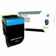 TONER CARTRIDGE - CYAN - 3000 PAGES - LEXMARK CX410DE,CX410E,CX410DTE