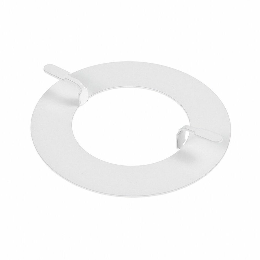 TRIM DISC - WHITE - COVERS THE HOLE AROUND THE 2IN (50MM) POLE IN A SUSPENDED CE