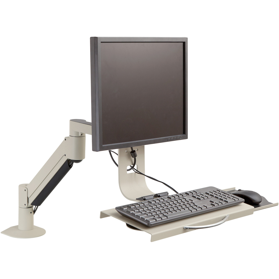 7500 SERIES ARTICULATING MONITOR ARM 1000HY CYLINDER (NO MOUNT) WITH KEYBOARD TR