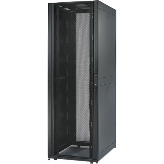APC NETSHELTER SX, SERVER RACK ENCLOSURE, 48U, WITHOUT SIDES AND DOORS, BLACK, 1