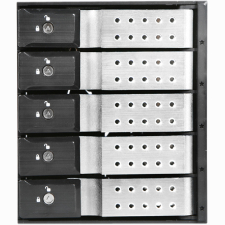 3X5.25 TO 5X3.5 SAS/SATA 6.0 GB/S TRAYLESS HOT-SWAP CAGE
