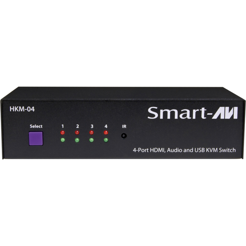 4-PORT HDMI/USB2.0/AUDIO KVM SWITCH. INCLUDES: HKM-04 AND PS5VD4A