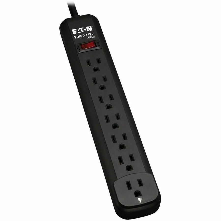 Power It! 7-Outlet Power Strip, 12 Ft. (3.66 M) Cord, Black Housing