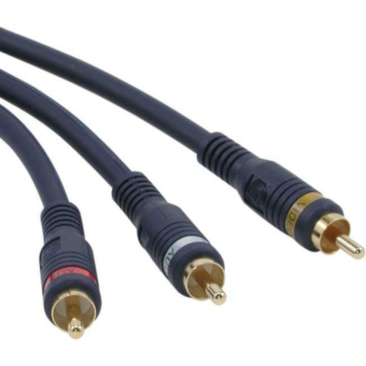 Cables To Go (29108 / Velocity) - Câble interconnexion audio / vidéo Velocity - RCA mâle - RCA mâle - 7,62 m - Bleu