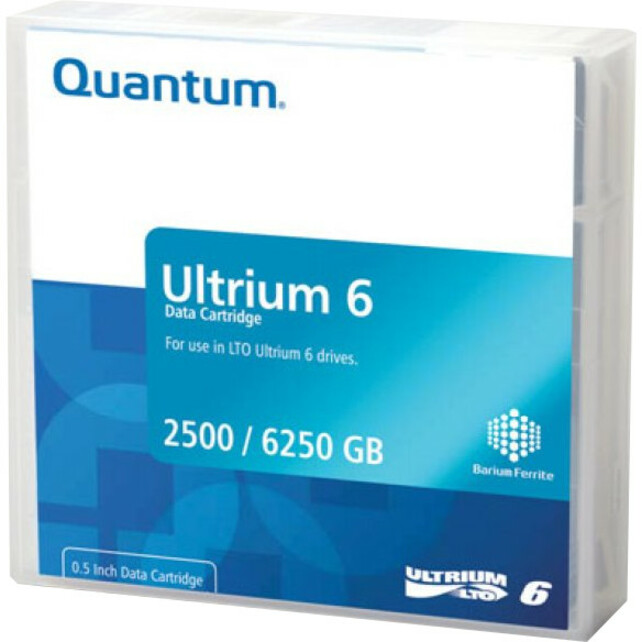 QUANTUM TAPE, LTO, ULTRIUM-6, 2.5TB/6.25TB BARIUM FERRITE (BAFE)