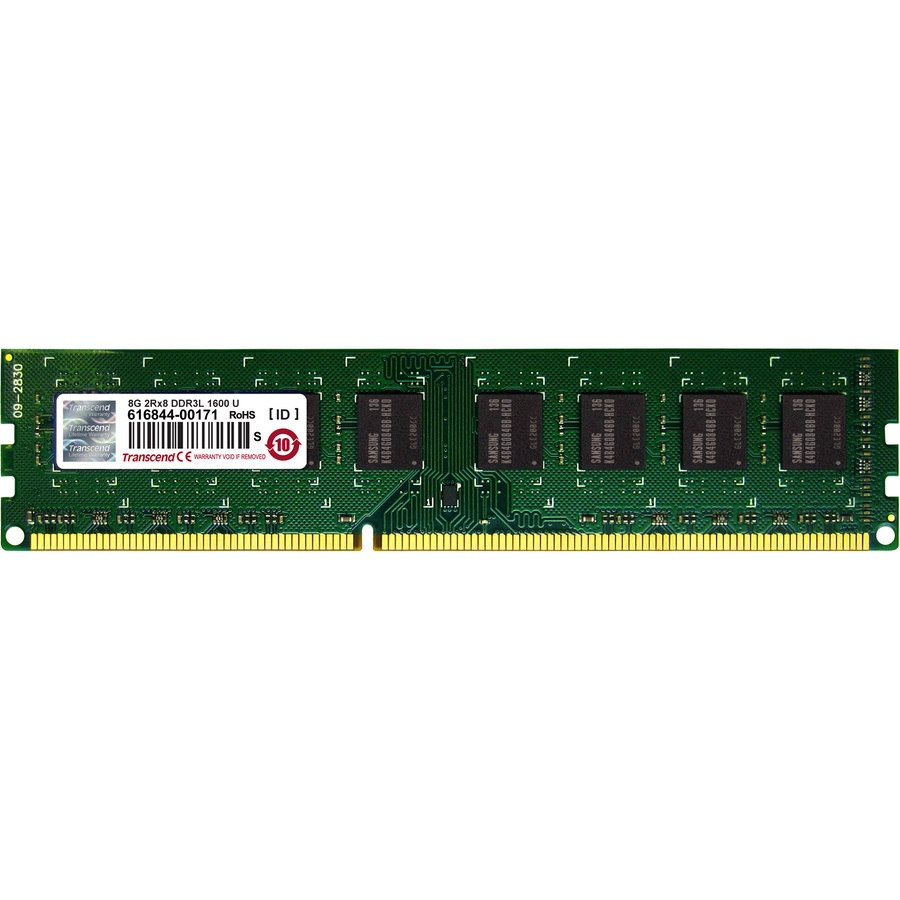 DDR3L - 8GB - UDIMM 240-PIN - 1600MHZ - 1.35V - JEDEC STANDARD 1.5V +/- 0.075V P
