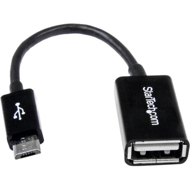 5IN MICRO USB TO USB OTG HOST ADAPTER - MICRO USB MALE TO USB A FEMALE ON-THE-GO