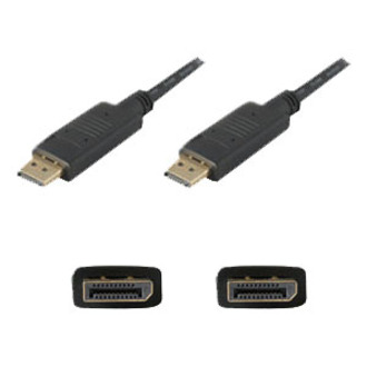 3 ft DisplayPort Cable with La