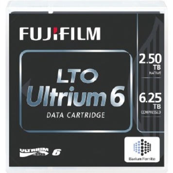 FUJIFILM LTO ULTRIUM 6 DATA CARTRIDGE WITHOUT CASE BARCODE LABELED, 2.5/6.25TB C