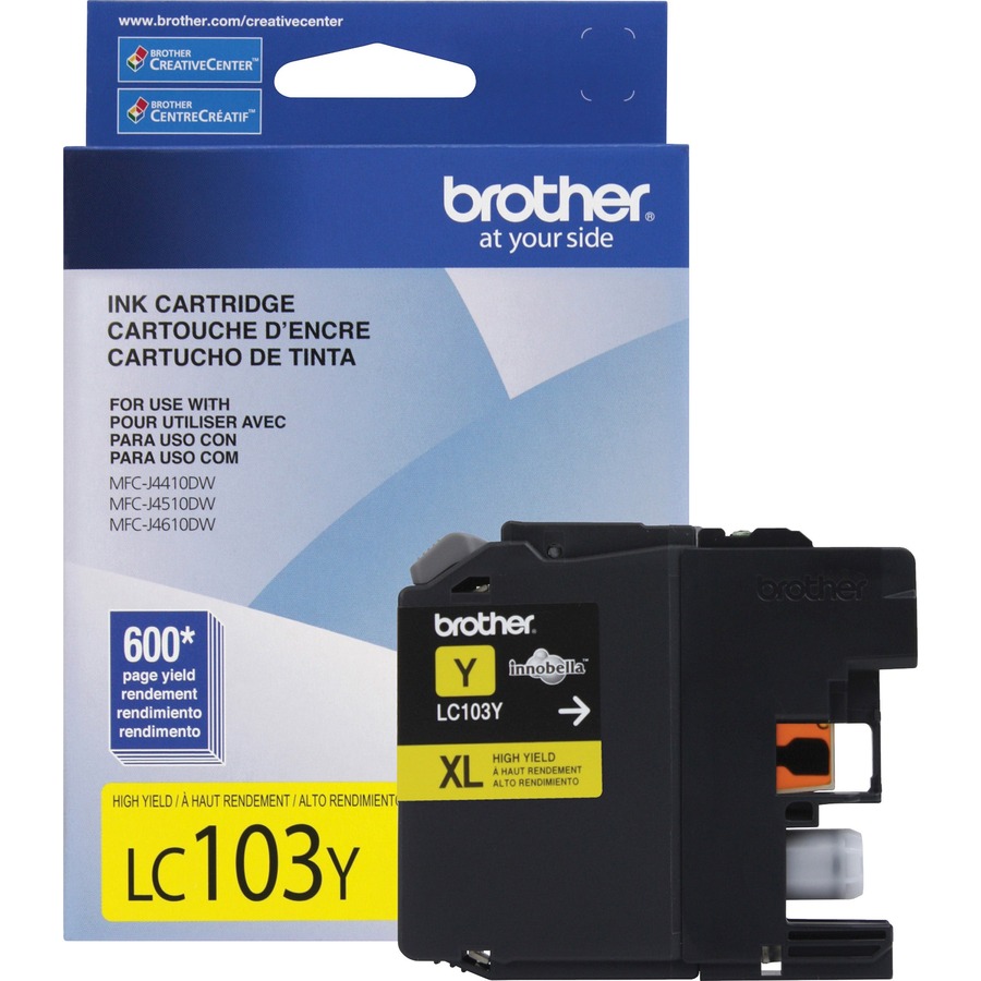 Cartouche d&#39;encre jaune Brother LC103YS
