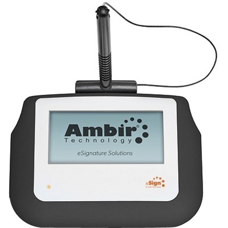 AMBIR IMAGESIGN PRO 110 SERIAL SIGNATURE PAD-BACKLIT MONO-CHROME PAD WITH SIGNOS