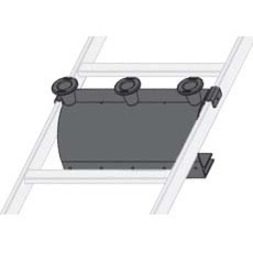 ADJUSTABLE RUNG DROP W/SPOOLS, 24IN W