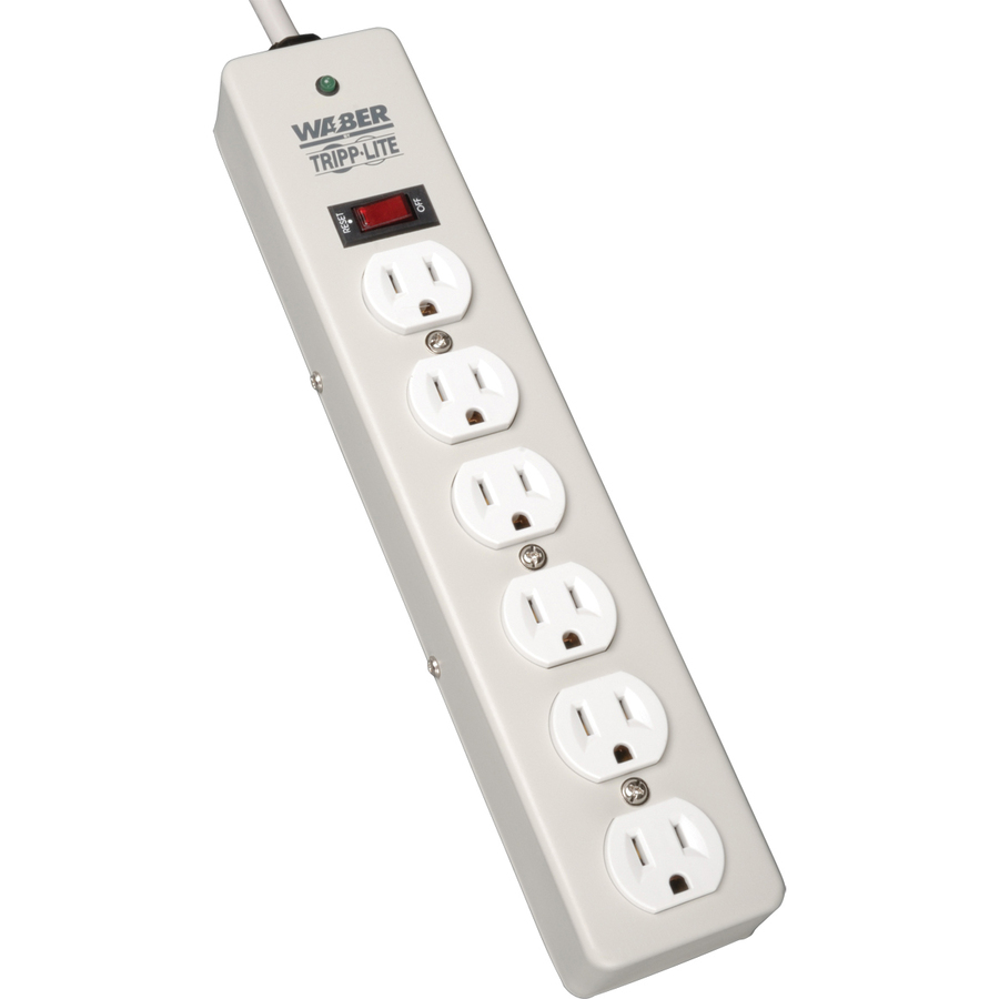 EATON TRIPP LITE SERIES INDUSTRIAL SURGE PROTECTOR, 6-OUTLET, 6 FT. (1.8 M) CORD