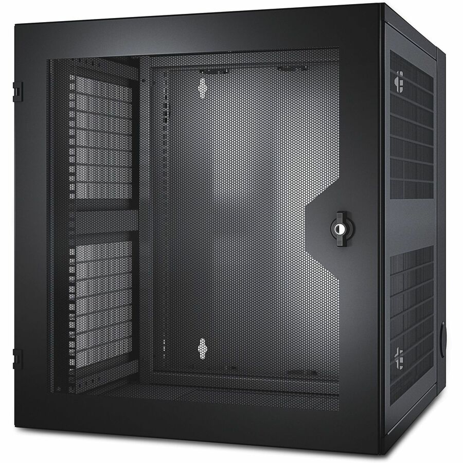 NETSHELTER WX WALL-MOUNT ENCLOSURE 13U VENTED DOOR BLACK